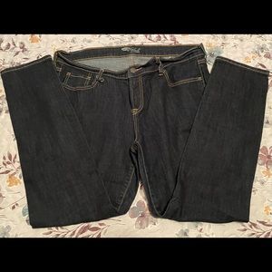 Old Navy size 14 short flirt dark blue jeans
